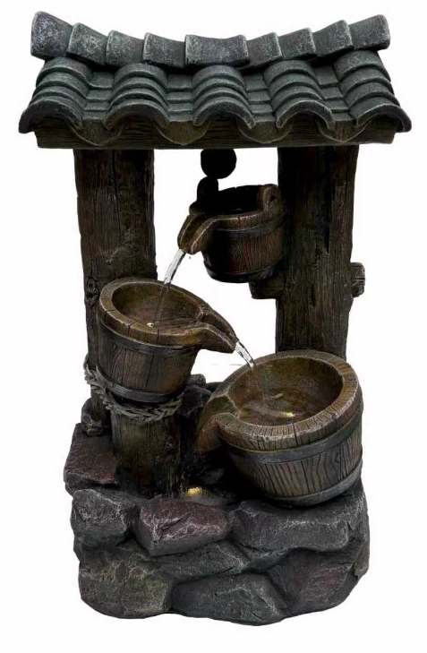Zahradní fontána BestBerg EF-30 / polyresin / 34 x 24 x 57 cm