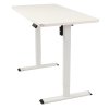 Výškově nastavitelný elektrický stůl BestBerg BBAT-14WW / rozměr 140x70 cm / výška 70-114 cm / bílá