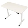 Výškově nastavitelný elektrický stůl BestBerg BBAT-14WW / rozměr 140x70 cm / výška 70-114 cm / bílá