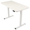 Výškově nastavitelný elektrický stůl BestBerg BBAT-14WW / rozměr 140x70 cm / výška 70-114 cm / bílá