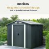 Zahradní domek BestBerg ZDB-4Z / 4,1 m² / 236 x 174 x 206 cm / zelená
