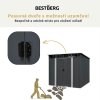 Zahradní domek BestBerg ZDSL-4S / 4,6 m² / 238 x 194 x 202 cm / světle šedá