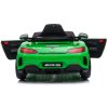 Dětské elektrické autíčko s dálkovým ovládáním BestBerg BBCC-10G – Mercedes-Benz AMG GT R / nosnost 25 kg / Li-Ion baterie / zelená