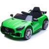 Dětské elektrické autíčko s dálkovým ovládáním BestBerg BBCC-10G – Mercedes-Benz AMG GT R / nosnost 25 kg / Li-Ion baterie / zelená