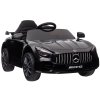 Dětské elektrické autíčko s dálkovým ovládáním BestBerg BBCC-10B – Mercedes-Benz AMG GT R / nosnost 25 kg / Li-Ion baterie / černá