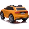Dětské elektrické autíčko s dálkovým ovládáním BestBerg BBCC-70O – Audi Q8 / nosnost 30 kg / Li-Ion baterie / oranžová