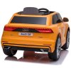 Dětské elektrické autíčko s dálkovým ovládáním BestBerg BBCC-70O – Audi Q8 / nosnost 30 kg / Li-Ion baterie / oranžová