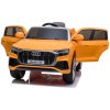 Dětské elektrické autíčko s dálkovým ovládáním BestBerg BBCC-70O – Audi Q8 / nosnost 30 kg / Li-Ion baterie / oranžová