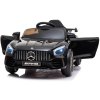 Dětské elektrické autíčko s dálkovým ovládáním BestBerg BBCC-50B – Mercedes-Benz AMG GT R / nosnost 25 kg / Li-Ion baterie / černá