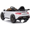 Dětské elektrické autíčko s dálkovým ovládáním BestBerg BBCC-50W – Mercedes-Benz AMG GT R / nosnost 25 kg / Li-Ion baterie / bílá