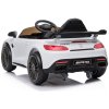 Dětské elektrické autíčko s dálkovým ovládáním BestBerg BBCC-50W – Mercedes-Benz AMG GT R / nosnost 25 kg / Li-Ion baterie / bílá