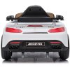 Dětské elektrické autíčko s dálkovým ovládáním BestBerg BBCC-50W – Mercedes-Benz AMG GT R / nosnost 25 kg / Li-Ion baterie / bílá