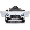 Dětské elektrické autíčko s dálkovým ovládáním BestBerg BBCC-50W – Mercedes-Benz AMG GT R / od 3 let / nosnost 25 kg / bílá
