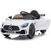 Dětské elektrické autíčko s dálkovým ovládáním BestBerg BBCC-50W – Mercedes-Benz AMG GT R / nosnost 25 kg / Li-Ion baterie / bílá