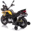 Dětská elektrická motorka BestBerg BBCC-80Y – BMW F 850 GS / nosnost 30 kg / Li-Ion baterie / žlutá