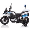Dětská elektrická motorka BestBerg BBCC-80W – BMW F 850 GS / nosnost 30 kg / Li-Ion baterie / policie