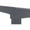 Hliníková pergola BestBerg PZ-9A / 9 m² / antracit/šedá
