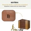 Zahradní domek BestBerg ZDB-4D / 4,1 m² / 236 x 174 x 206 cm / dřevo/hnědá