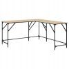 Stol dub sonoma 149x149x75 cm kompozitne drevo