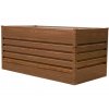 Vyvýšený zahradní záhon BestBerg VZ-1100D / 1100 l / 180 x 90 x 70 cm / dřevo