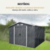 Zahradní domek BestBerg ZDB-9A / 9 m² / 279 x 324 x 211 cm / šedá
