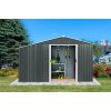 Zahradní domek s dřevníkem BestBerg ZDD-6A / 6 m² / 322 x 196 x 196 cm / šedá