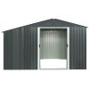 Zahradní domek s dřevníkem BestBerg ZDD-6A / 6 m² / 322 x 196 x 196 cm / šedá