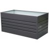 Vyvýšený zahradní záhon BestBerg VZ-1100A / 1100 l / 180 x 90 x 70 cm / šedá