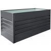Vyvýšený zahradní záhon BestBerg VZ-735A / 735 l / 150 x 70 x 70 cm / šedá
