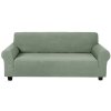 Elastický žakárový potah na dvoumístnou pohovku BestBerg / šalvějová