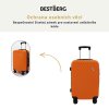 3dílná sada cestovních kufrů BestBerg BBL-106O / 48, 70, 104 l / ABS / oranžová