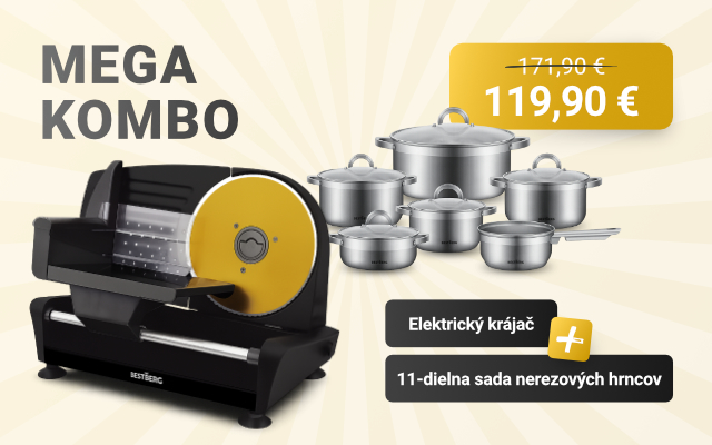 Kombo Kráječ černý + hrnce