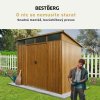 Zahradní domek BestBerg ZDSL-6D / 6,6 m² / 238 x 279 x 203 cm / dřevo/hnědá