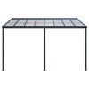 Hliníková pergola BestBerg PZ-15A / 15 m² / šedá