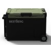 BestBerg BBPF-40A prenosná kompresorová chladnička / 40 l / 55 W / čierna/zelená