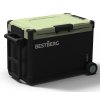 BestBerg BBPF-40A prenosná kompresorová chladnička / 40 l / 55 W / čierna/zelená