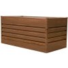 Vyvýšený záhradný záhon BestBerg VZ-1100D / 1100 l / 180 x 90 x 70 cm / červené drevo