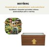 Vyvýšený záhradný záhon BestBerg VZ-1100D / 1100 l / 180 x 90 x 70 cm / červené drevo