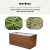 Vyvýšený záhradný záhon BestBerg VZ-1100D / 1100 l / 180 x 90 x 70 cm / červené drevo