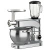 Celokovový kuchynský robot BestBerg BBR-20SG / 2500 W / 10 l / 12 rýchlostí