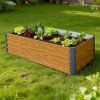 Vyvýšený záhradný záhon BestBerg VZ-800RW / 800 l / 180 x 90 x 47 cm / dekor dreva