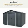 Záhradný domček BestBerg ZDB-7A / 7,2 m² / 301 x 238 x 214 cm / šedá