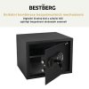 BestBerg BBSB-2C digitálny trezor / 30 x 38 x 30 cm / čierny