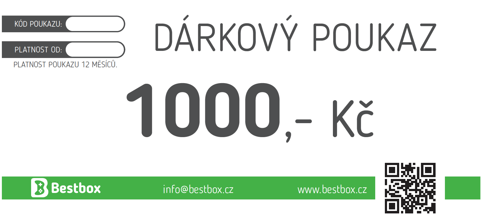 Dárkové poukazy BestBox: Ideální volba pro každého hráče
