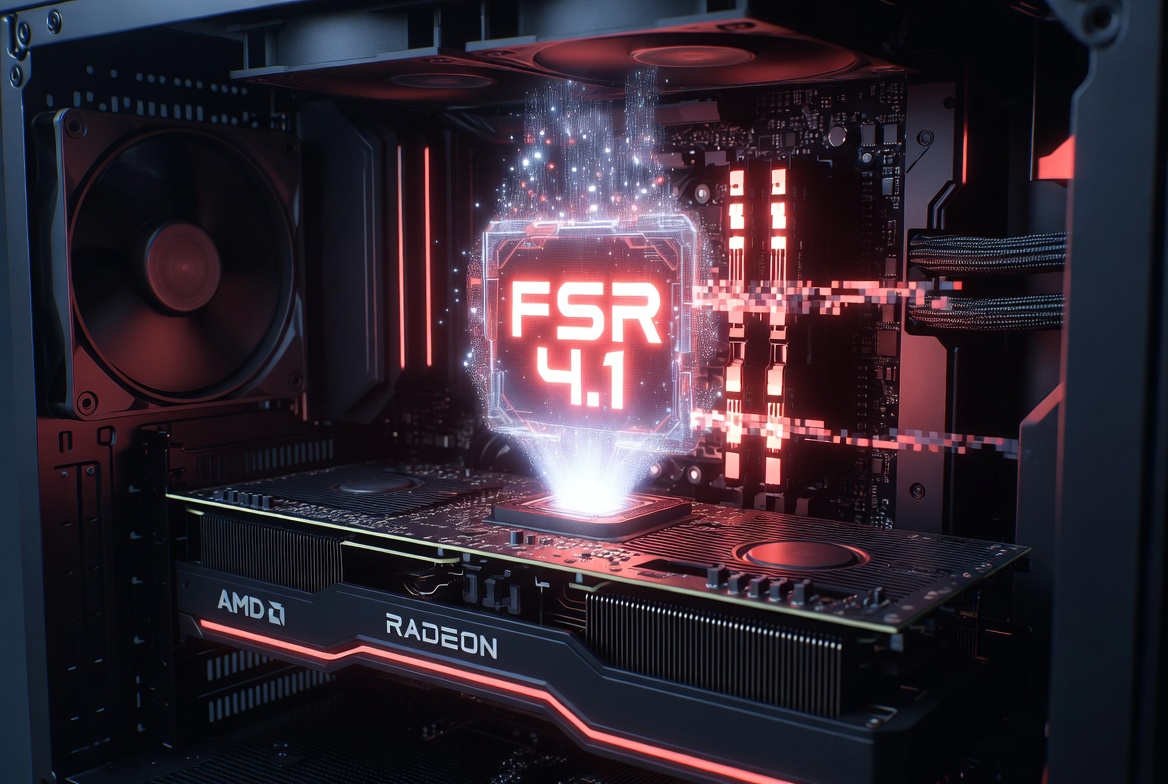 FSR 4.1 míří na starší karty! AMD otevírá AI upscaling pro Radeon RX 7000 a 6000
