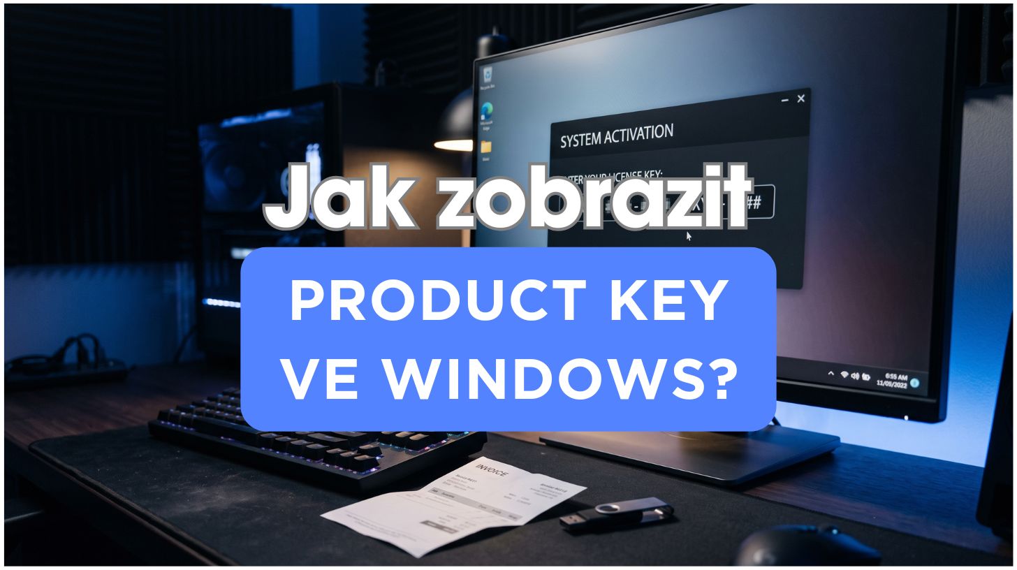 Jak zjistit product key (licenční klíč)