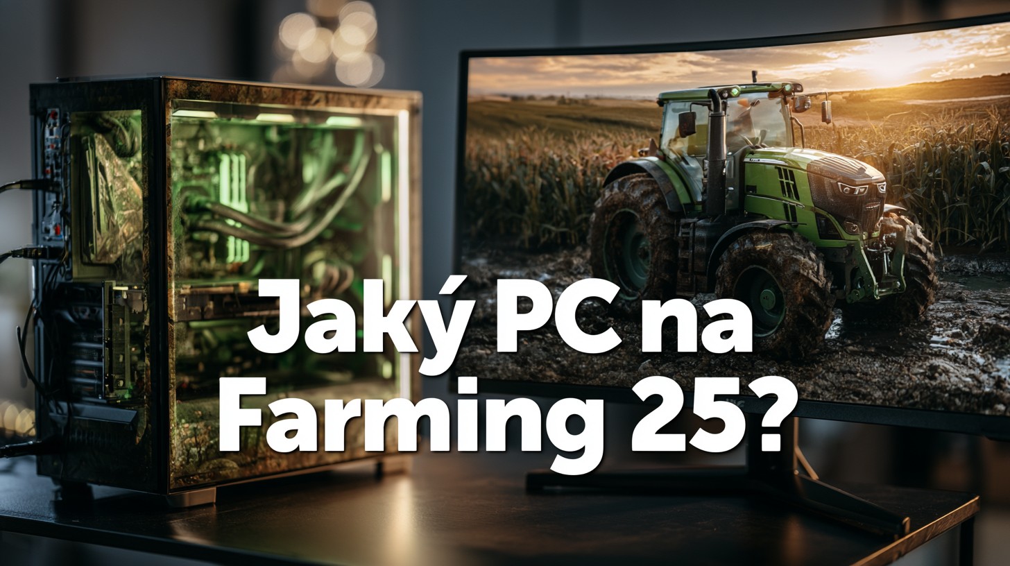 Jaký PC na Farming Simulator 25 a proč tady rozhoduje procesor
