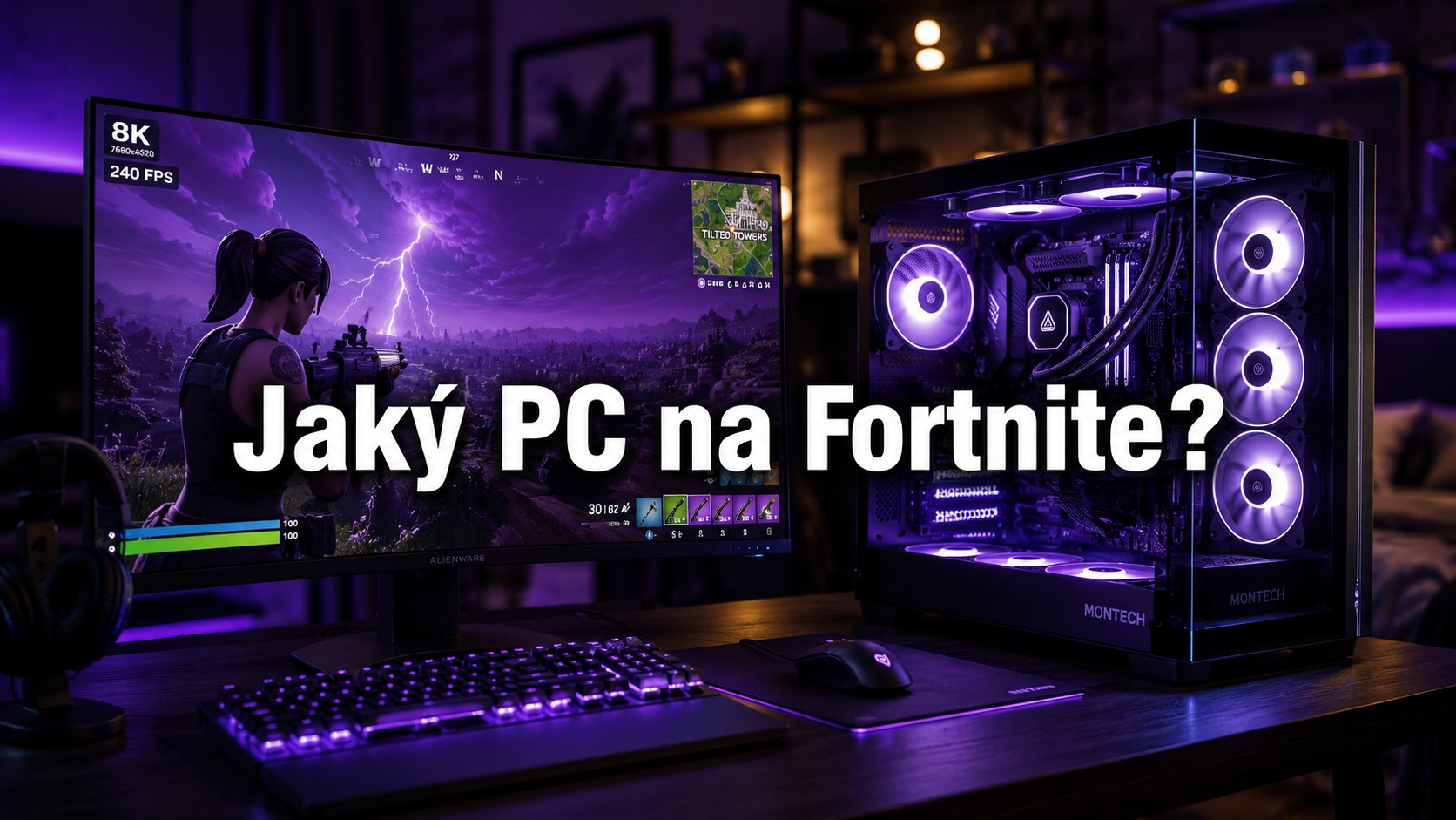 Jaký PC na Fortnite? Velký hardwarový průvodce pro rodiče a hráče (2026)