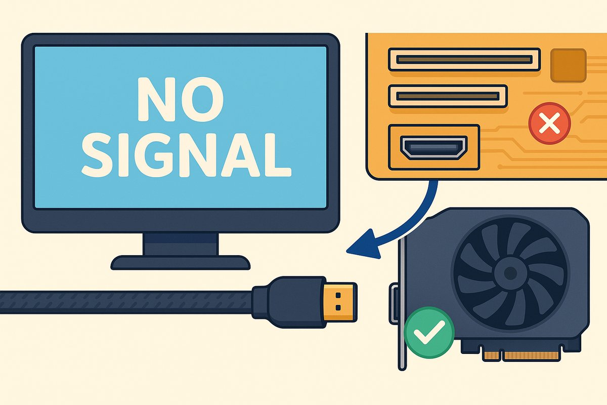 Monitor píše „No Signal“ po spuštění PC: kompletní návod pro rychlou opravu