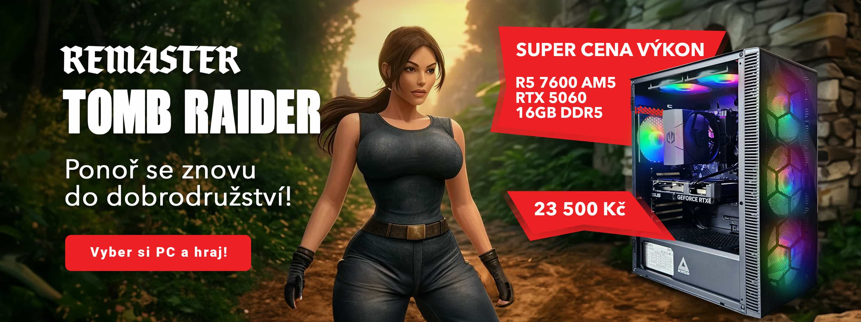 TOMB RAIDER REMASTERED - máš už komp na retro pařbu?